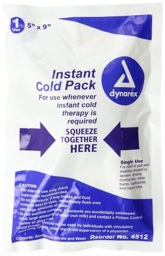 Dynarex Instant Cold Pack 5 Inches x 9 Inches 24-Count