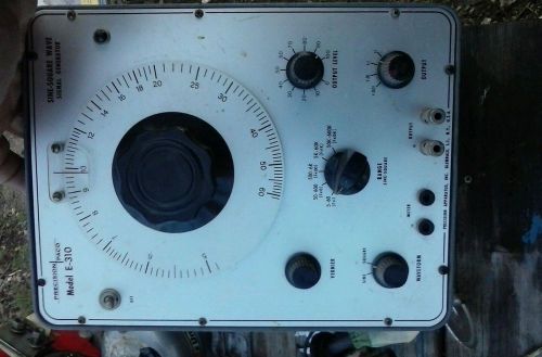 Vintage Precision Paco Model E 310 Sine Square Wave Signal Generator