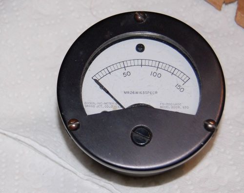 Dixson Sealed Meter - 0-150 - FS=200 VADC