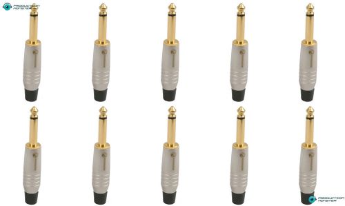 10 1/4&#034; Male Audio/Instrument Connectors- Free Shipping