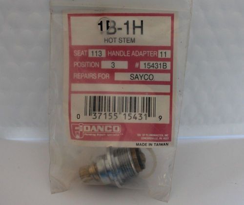Faucet Valve Stem by Danco Replacement Part for Sayco 1B-1H Hot