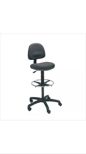 Safco 3401bl  Precision Extended Drafting Chair with Footrest in Black