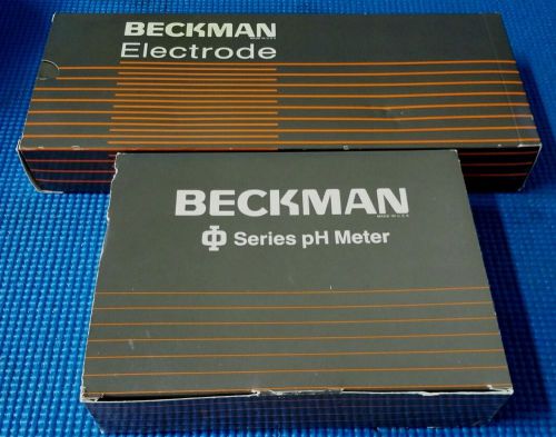 BECKMAN PHI 12 PH/ISE METER WITH NEW ELECTRODE