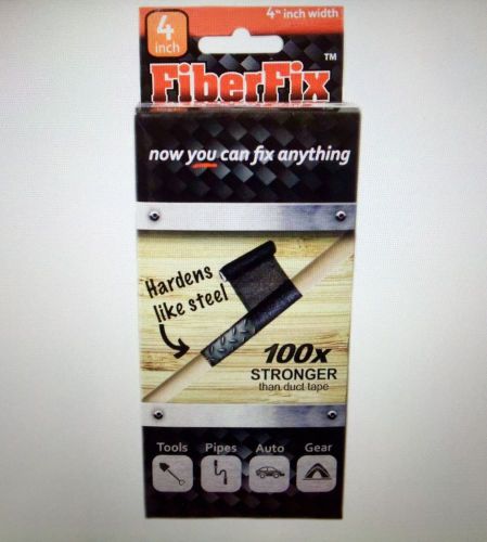 Six! 4 x 60-Inch Black FiberFix Ridiculously Strong Repair Wrap Tape