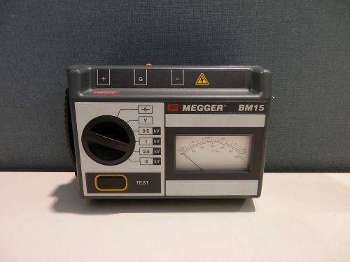 Megger BM15 Analog Insulation Tester 5kV