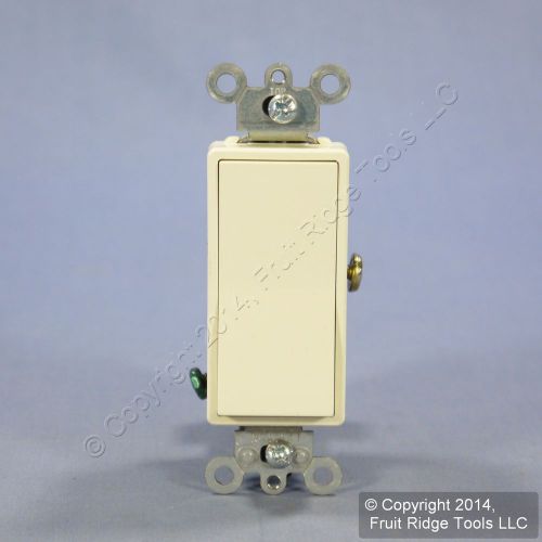Leviton Almond COMMERCIAL 4-Way Decora Rocker Wall Light Switch 15A Bulk 5694-2A