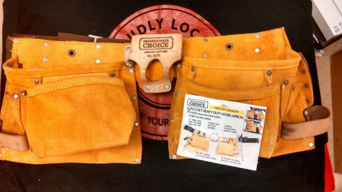 New Profession&#039;s Choice Suede 12 Pocket Heavy Duty Work Apron