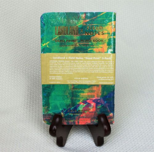 Field Notes LandLand Dead Print Edition #494 of 500 Sealed Notebook 3-Pack