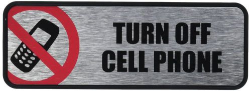 COSCO Turn Off Cell Phone Image/Message Sign (COS098211)
