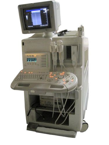 General Electric Logiq 700 Expert Diagnostic Ultrasound +(3) Transducer Probes