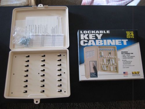 Lockable 24 key cabinet by mmf industries for sale