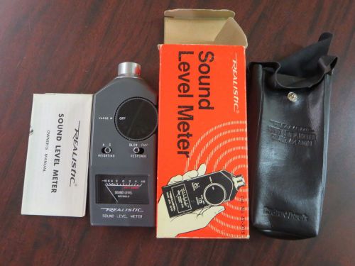 Realistic sound level meter No. 42-3019 ( Great condition and fully functional)