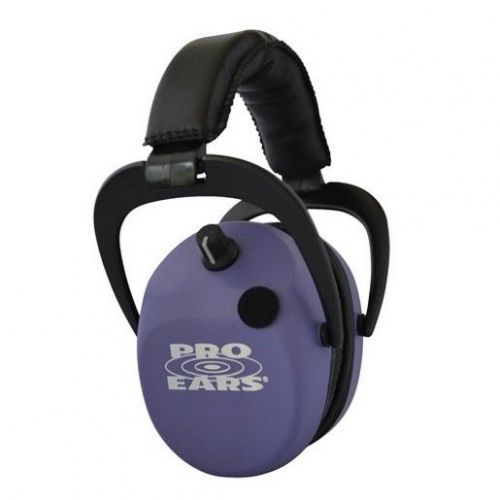 Pro ears gsdstlpu stalker gold ear muffs 25 dbs - purple for sale
