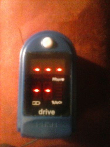 Drive Medical Health OX Digital Fingertip Pulse Oximeter Heart Rate Monitor