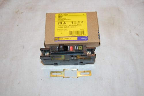 Square D QOU120 Circuit Breaker 20 Amp Single Pole