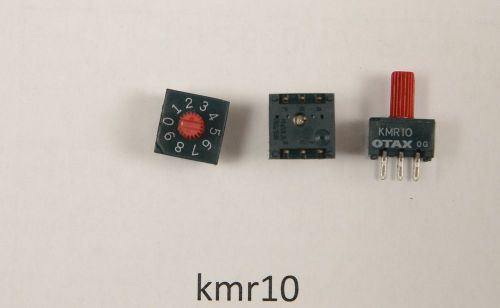1x kmr10  rotary coding switch, 10 point, with vertical axis
