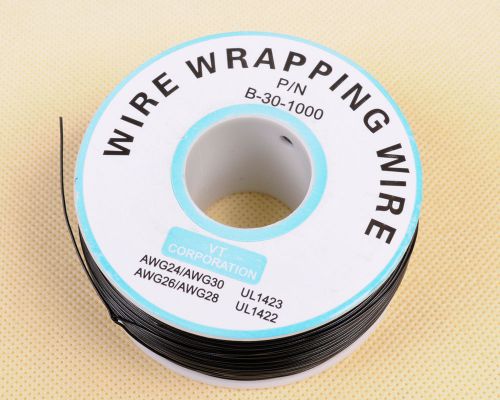 Black 300m ?0.5mm inner ?0.25mm Tin-plated PVC Single strand Copper Wire
