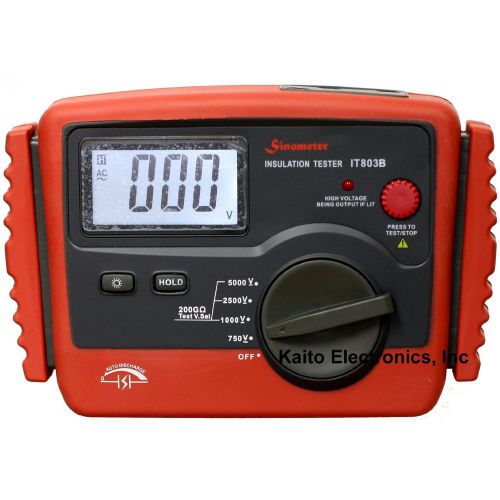Sinometer IT-803B Professional Digital Insulation Tester 200 GOhm Max
