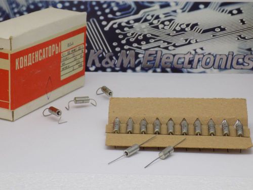 50x K53-4 ( 68uF 20% , 15V ) Axial Tantalum Capacitors &lt;Military Grade&gt; BOX USSR