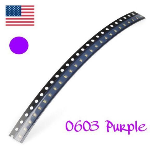 0603 SMD LED Purple/Violet Super Bright- 10 Pieces U.S. Seller