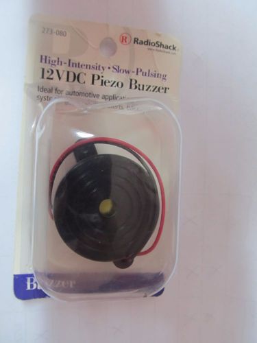 High-Intensity Slow-Pulsing 12VDC Piezo Buzzer #273-080 by RadioShack  NEW