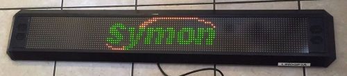 New symon netlite ii 16 x 128 led display sign with ethernet for sale