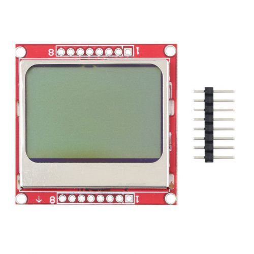 New 84*48 lcd module blue backlight adapter pcb for nokia 5110 arduino hg for sale