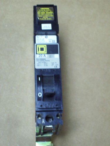 Square D FA12020A Circuit Breaker 1 Pole 240V 20A