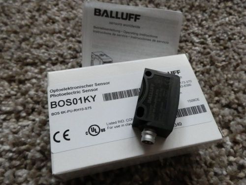 Balluff bos 6k-pu-rh10-s75 optical sensor new!! for sale