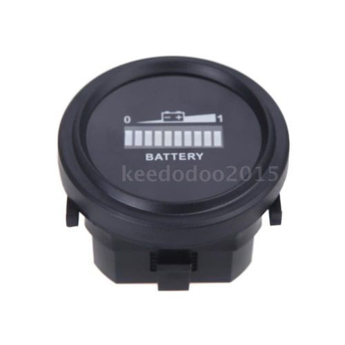 12/24/36/48/72V Volt Car Battery Charge Status Meter Indicator Gauge LED HQ 4NB3