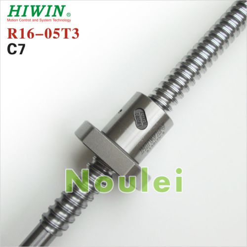 HIWIN 1605 ball screw 600mm C7 with ballnut 5mm lead for CNC parts custom