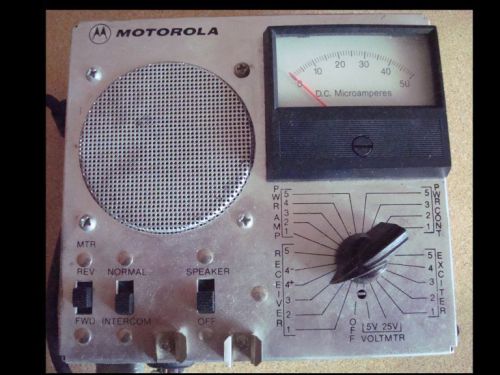 Motorola base station tester tln1857a tln5900a 50 ua meter ham radio amateur for sale