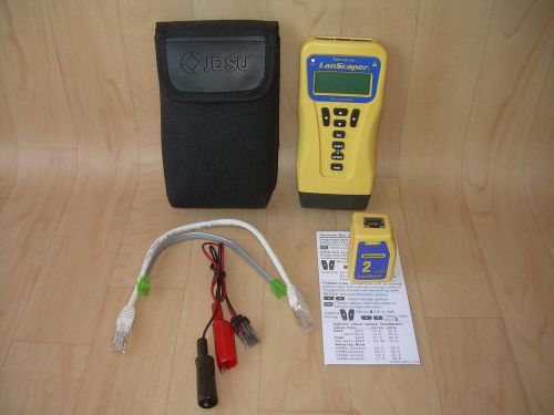 Test-Um JDSU LanScaper NT700 Cable Tester With Remote / Cable Mapper ID Warranty