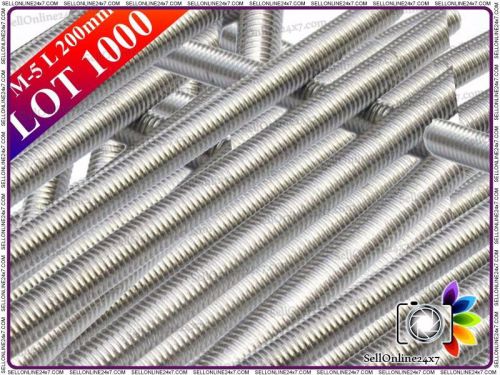 A2 stainless steel full threaded bar/ rod length - 200mm wholesale 1000 pcs for sale