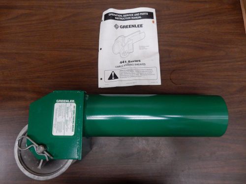 Greenlee / feeding sheave for 5&#034; conduit / 441-5 (great item) for sale
