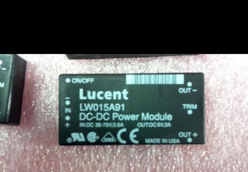 NEW LUCENT LW015A91 D/C TO D/C POWER MODULE 36-75V IN, 5V 15W OUT