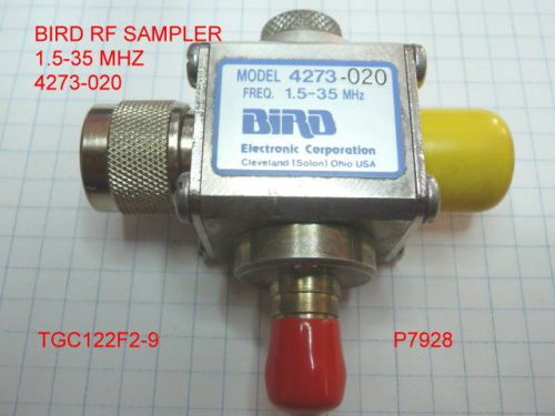 VARIABLE RF SIGNAL SAMPLER  BIRD 4273-020 1.5-35 MHZ