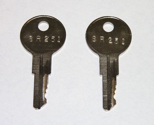2 - SR251 Electrical Breaker Panelboard Keys fits Square D Yale