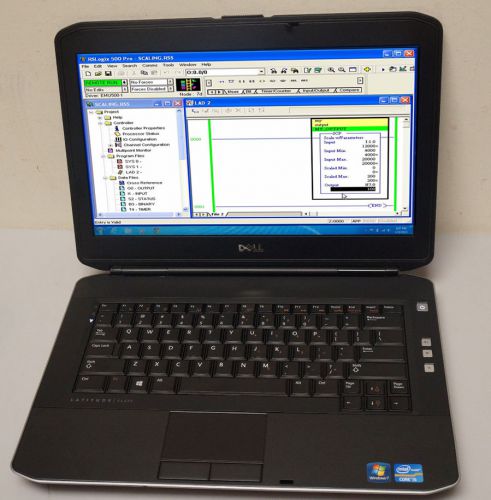 Automation PLC HMl Drive SCADA Programming laptop SLC