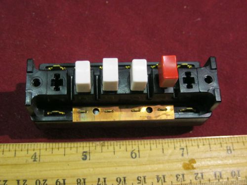 Ge asp 4124-53 switch 120v 17a push button   made in usa off on on on bathroom for sale