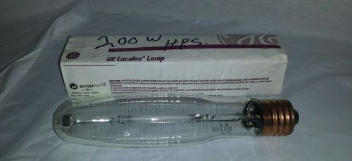 NEW GE 200 WATT HIGH PRESSURE SODIUM LUCALOX LAMP BULB  LU200