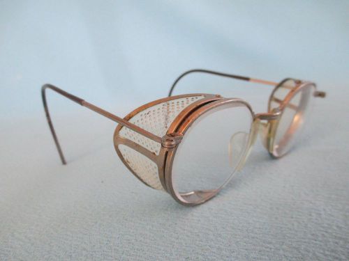 Antique cesco steam punk motorcycle safety goggles/glasses nice for sale
