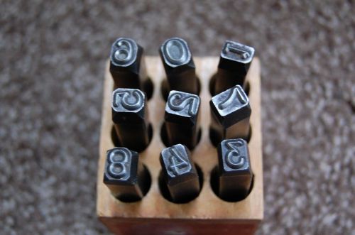 Vintage Steel Number Punches