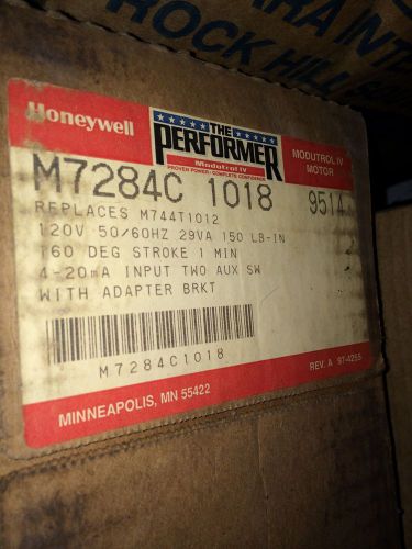 New Honeywell M7284C 1018   120V 50/60 HZ