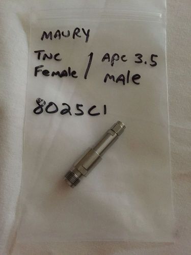 Maury Microwave 8025C1 TNC Female to 3.5mm Male Adapter