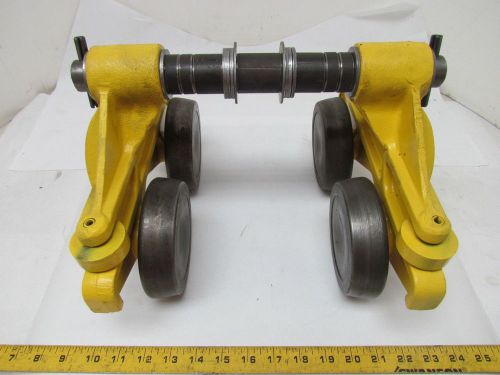 Jervis B Webb 1-ton Industrial Duty Ball Bearing Hand Push Hoist Beam Trolley