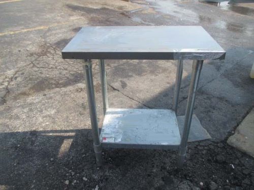 18&#034; x 30&#034; Stainless Steel Top Equipment Stand/Table with Under Shelf