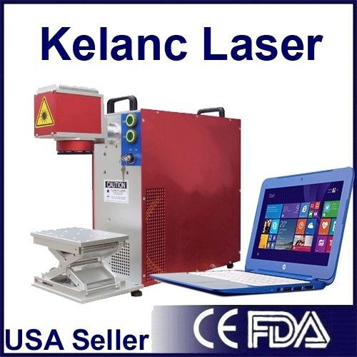 Portable 10W Fiber Optic Marking / Marker / Engraving Laser FDA NEW FREE S&amp;H