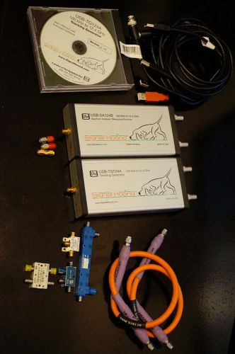 Signal hound usb-sa124b tg124a spectrum analyzer tracking generator for sale