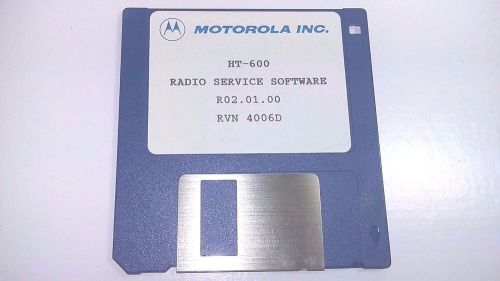 Motorola HT600 Radio Service Software RVN4006D